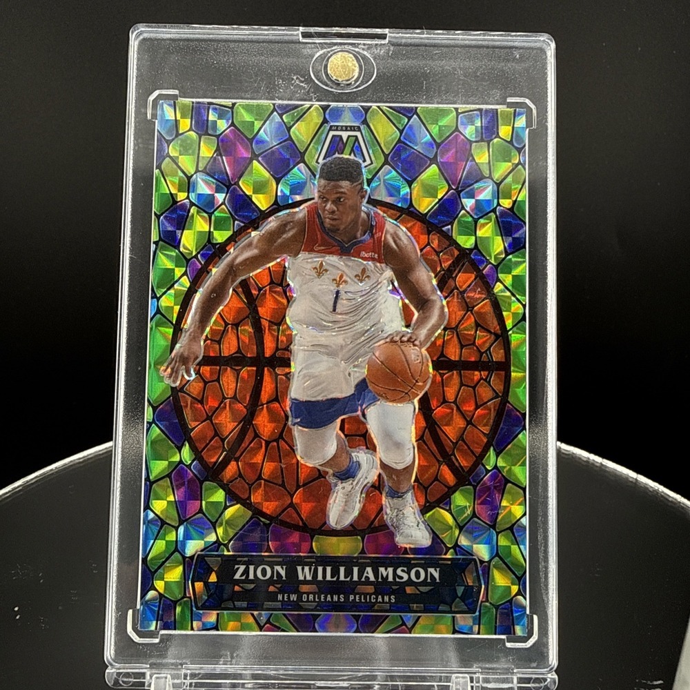 2020 Mosaic Basketball - Zion Williamson Stained Glass Case Hit
